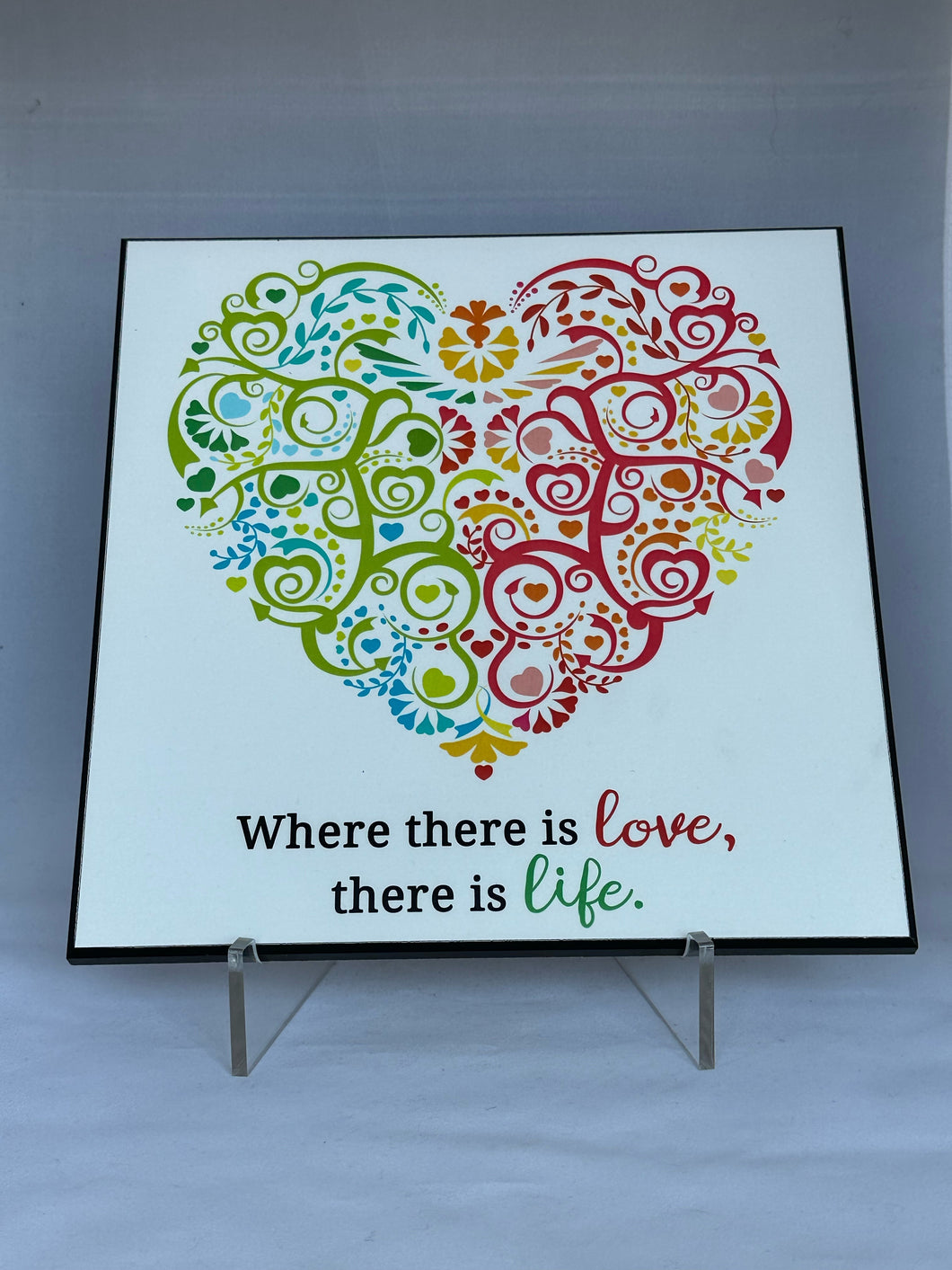 Wall Plaque - Love is Life