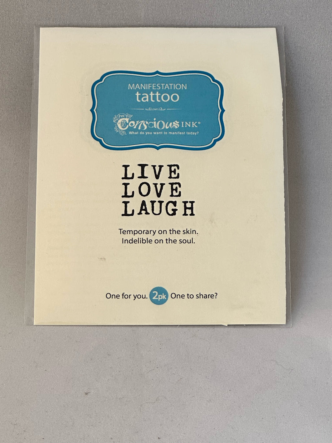Tatto: Live Love Laugh