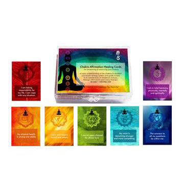 CHAKRA AFFIRMATION HEALING CARDS