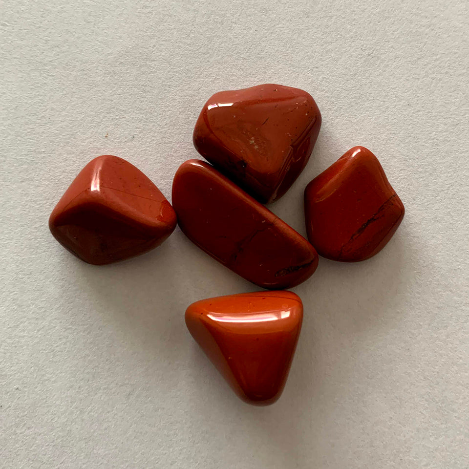 TUMBLED RED JASPER