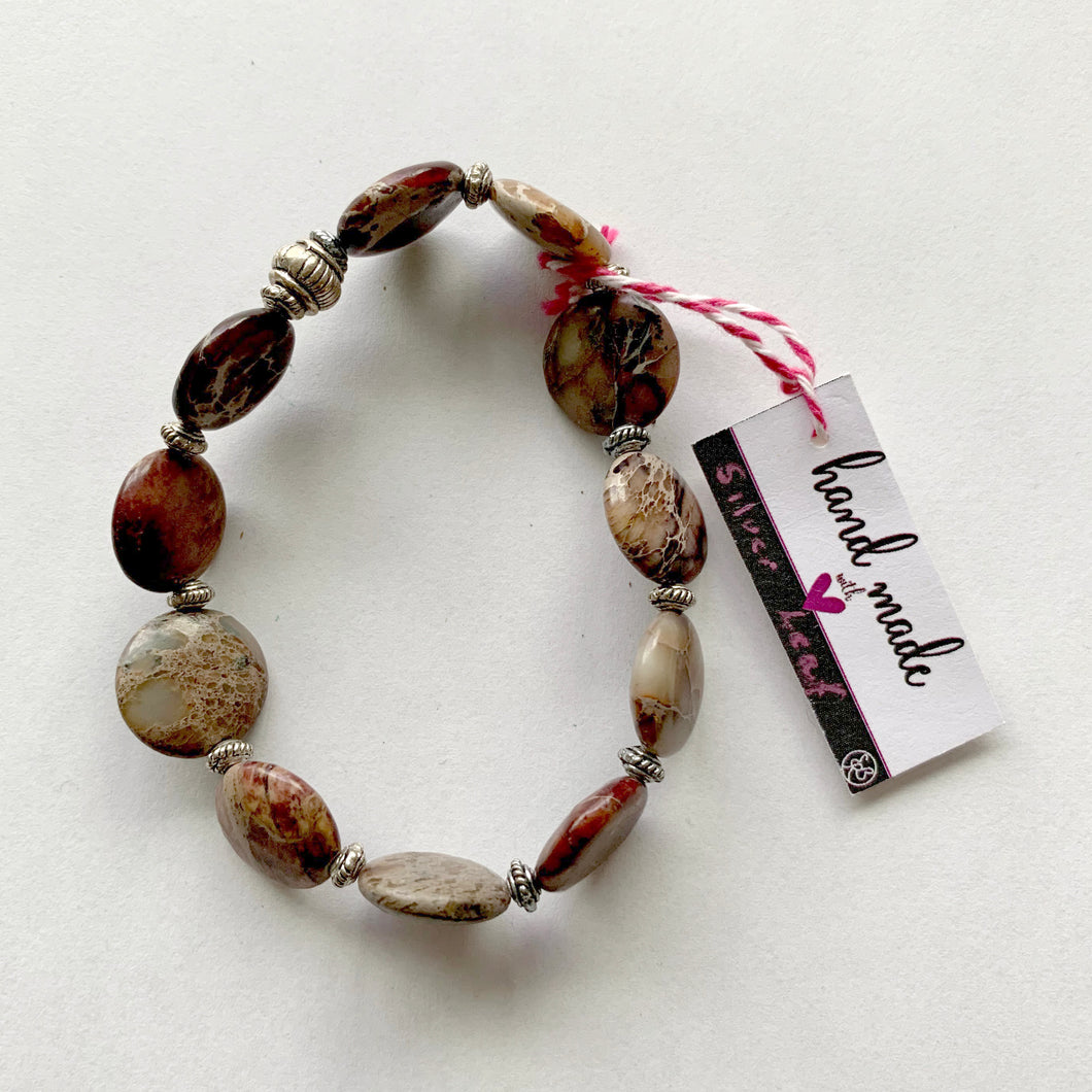 SILVER LEAF BRACELET